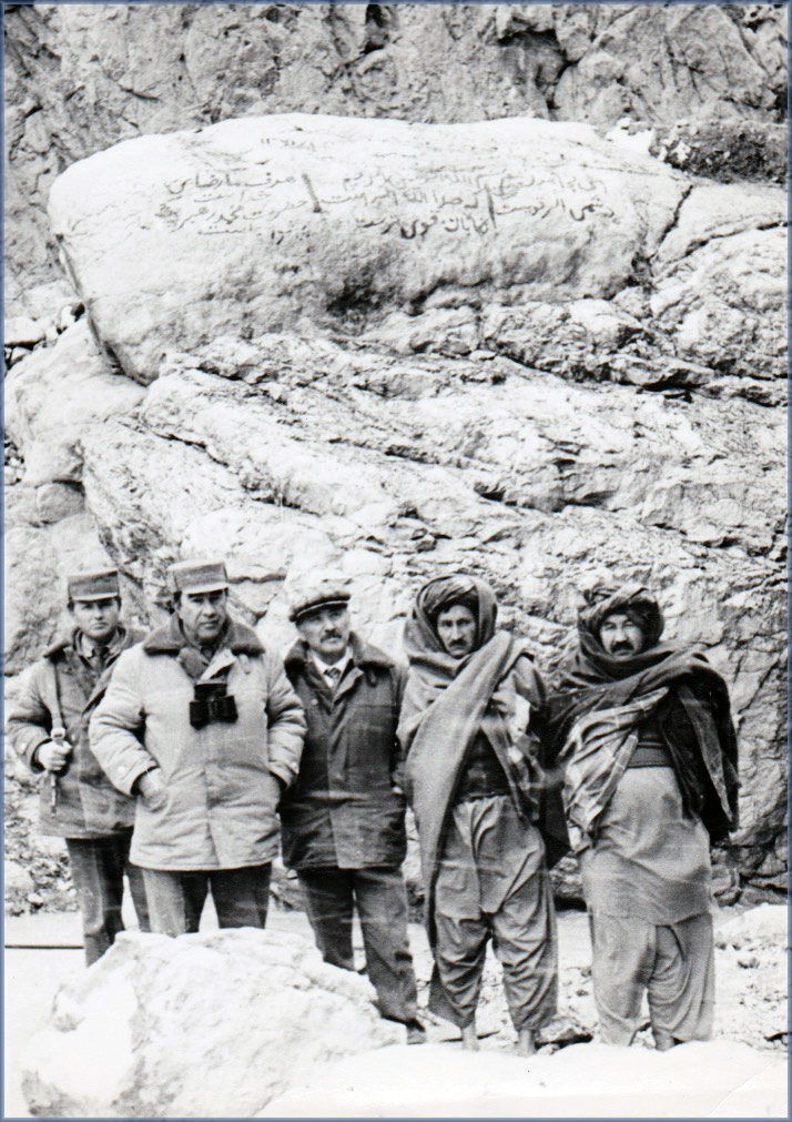 Командиры Афганцы (второй слева направо генерал- лейтенант Шкруднев Д. Г.)